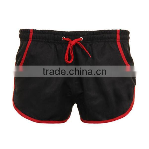 Custom mens gym shorts, embroidery logo running shorts wholesale