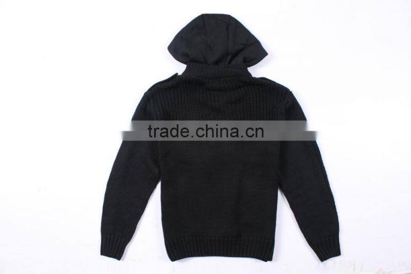 2016 Men Woolen Sweater Design Knitted Sweater Coat