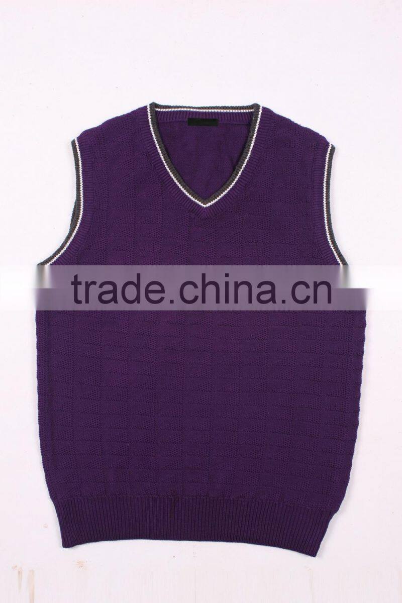 Boy Fashion Ribbed Turtleneck Plain Sweaters