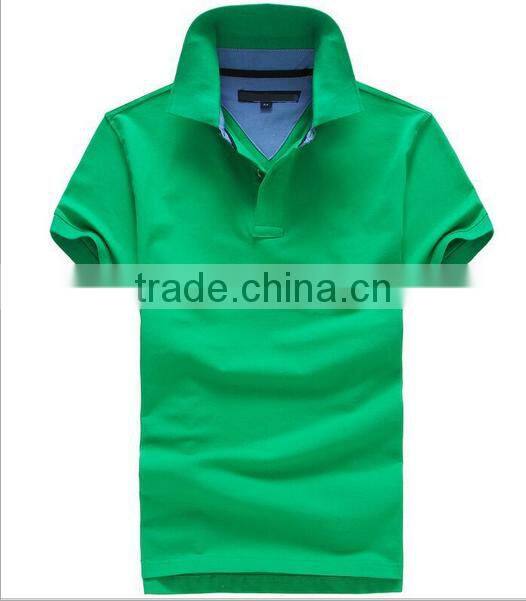 High Quality Cotton Men Polo Shirt 2015 Branded T-shirt Design Custom OEM/ODM China Factory