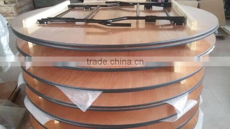 high quality wedding folded table banquet table hotel banquet tables with metal foldable leg