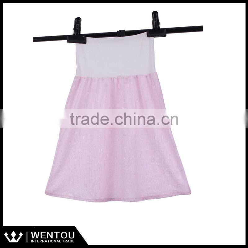 Monogrammed Seersucker Beach Coverup Dress