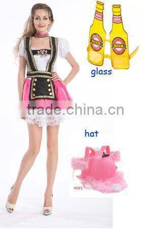 Walson anna frozen cosplay wholesale party frozen shoulder flowers crocheted skirt