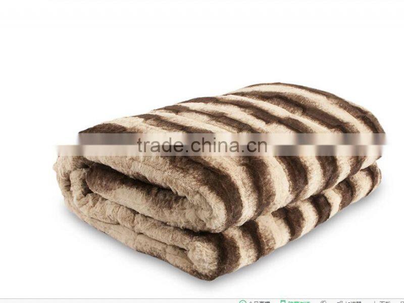 Luxury Australian Style Pashmina Long Brush Fleece Flannel Blankets