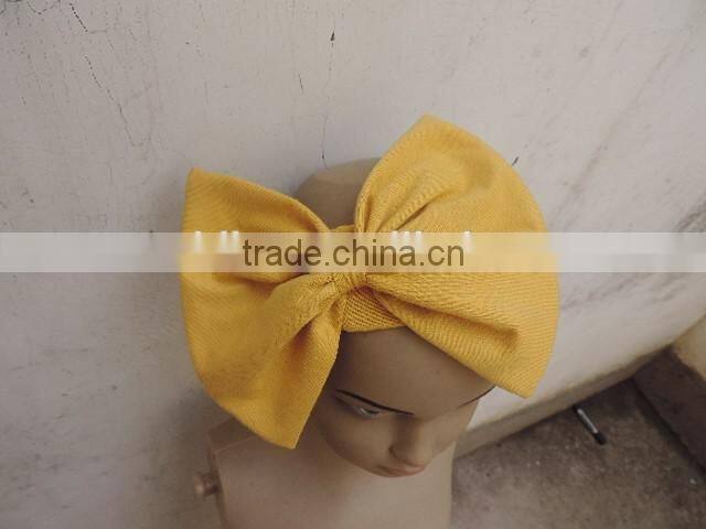 latest kids girl lace flower headband Baby Girl Top Knot Turban Hedband Children Pink Flower Hairband