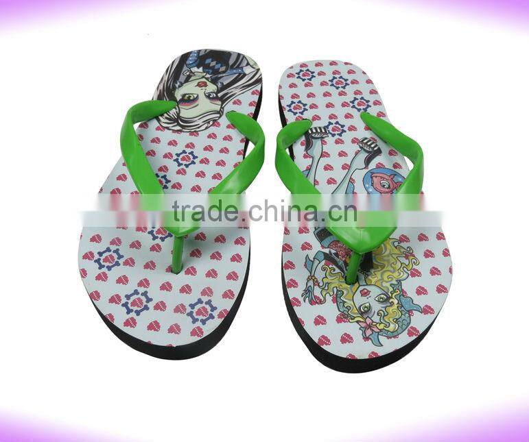 custom ladies beach flip flops