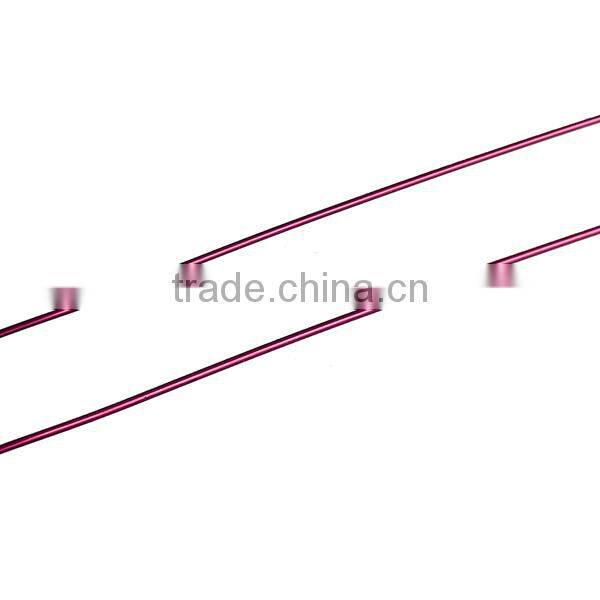 Copper Beading Wire Thread Cord Round Wine Red 0.4mm Dia. , 2 Rolls