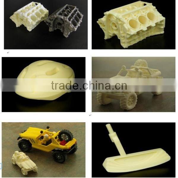 High quality toy/model/part 3D printing by SLS SLA toy car