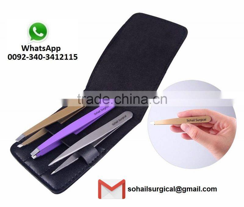 eyebrow tweezer set