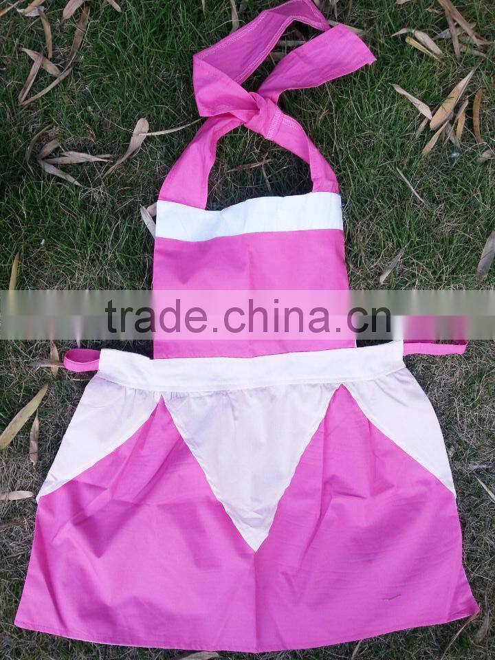 Wholesale aprons high quality kids girl apron for your lovely