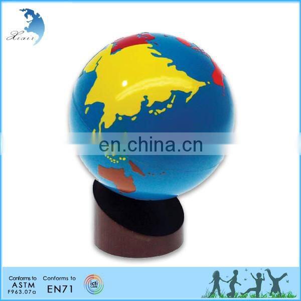 CE certificated retail non-toxic fancy kindergarten Continents Globe fancy kid toys