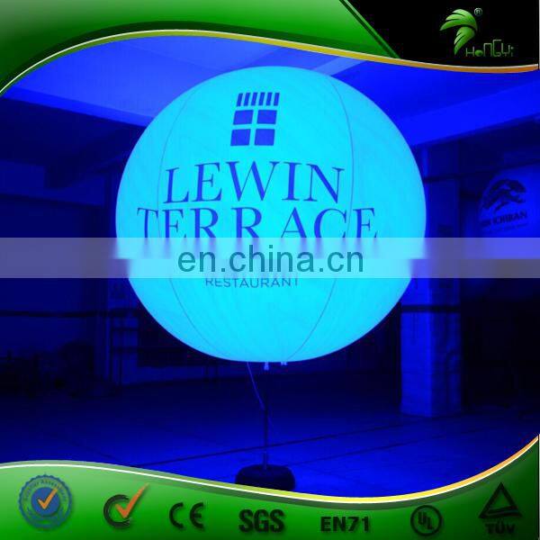 Color Change Inflatable Bracket Ball LED Lighting Stent Balloon Promotion Exhibition Inflatables
