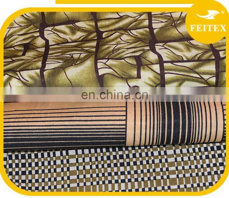 High Quality African Jacquard Fabric Dyed Cotton Guinea Brocade Holland Super Wax