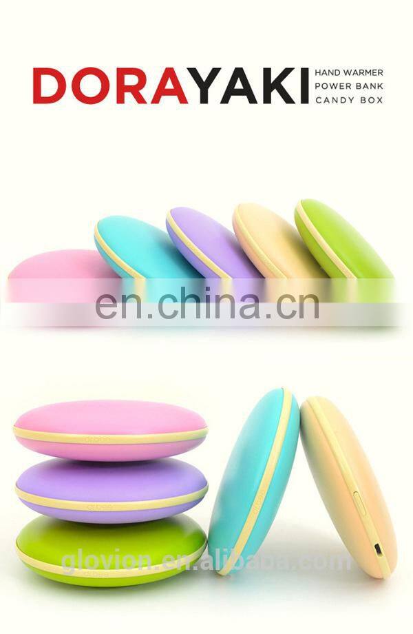 High quality cartton cartton Dorayaki electric hand warmer without battery