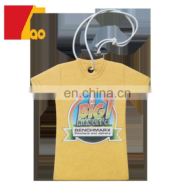 Cheap custom design and logo paper air car freshener have many scents/perfumes