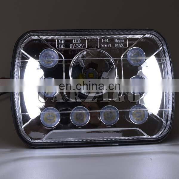 China manufacturer 12v 55watt 5*7" led headlight for truck heavy duty