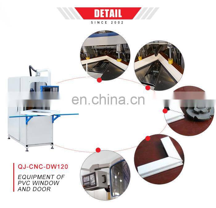CNC angle seam cleaning machine of PVC door