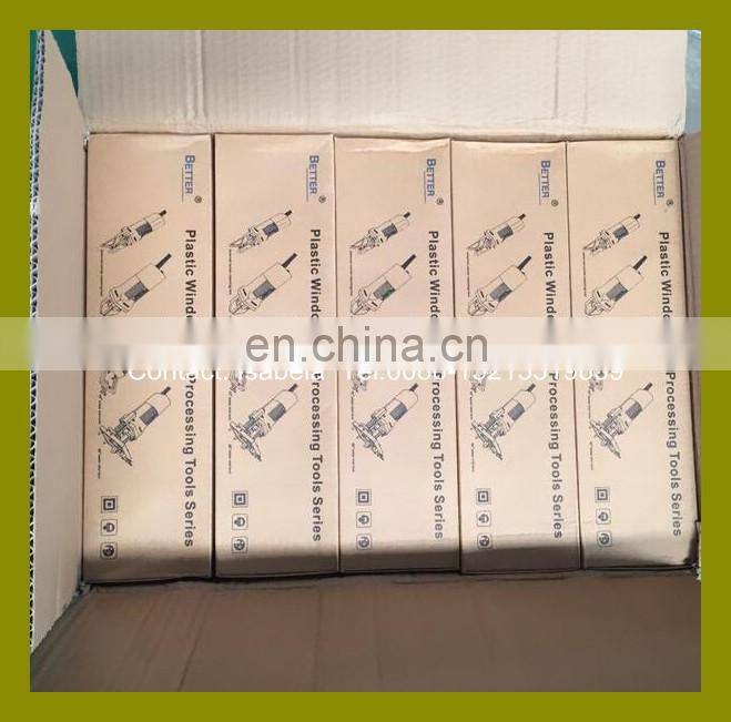 Electric portable Plastic window corner cleaning tool for frame profile external welding tumor cleaning