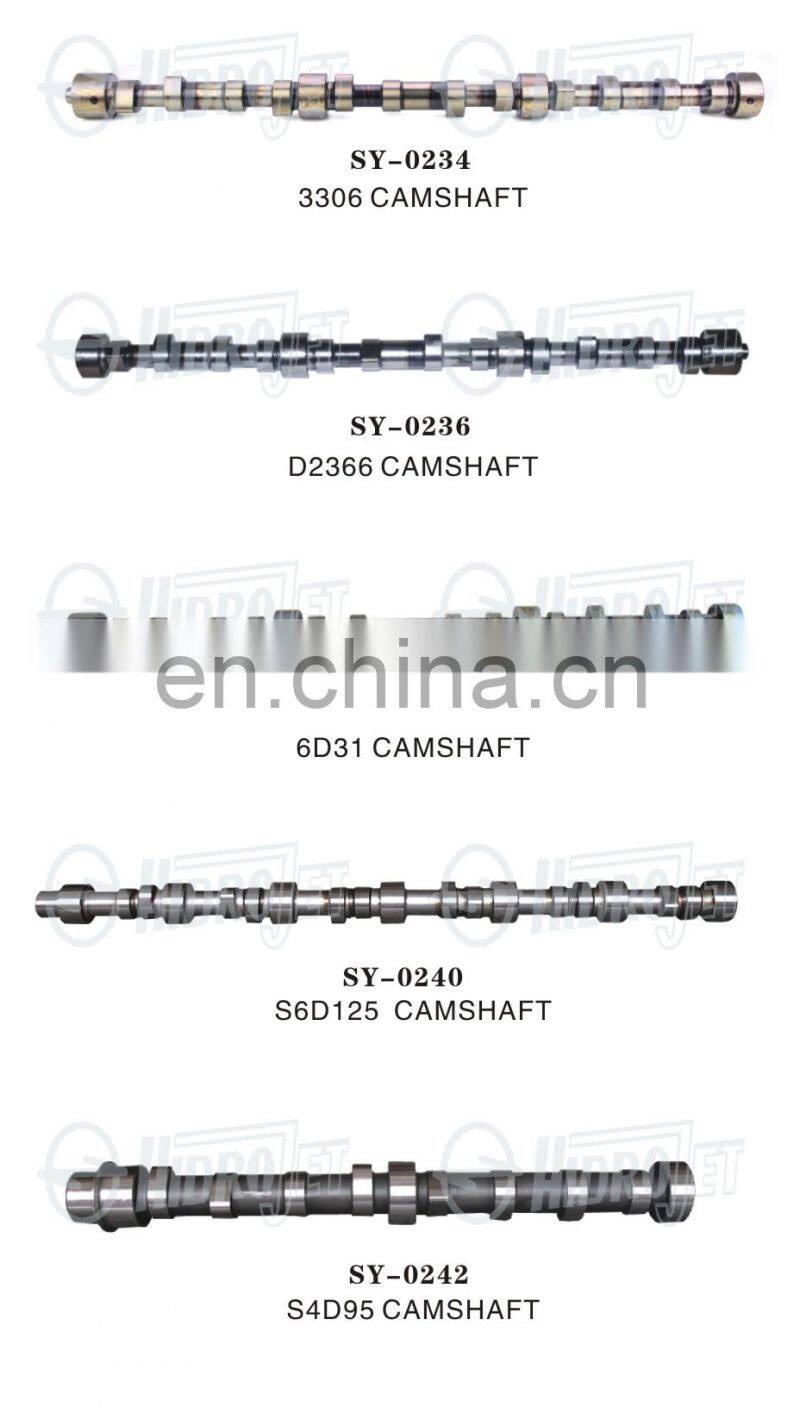 High quality machinery engine part D2366 camshaft for sale