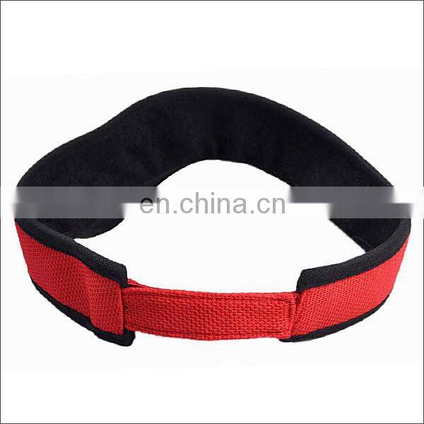 Promotional outdoor sport sun protection red visor hats