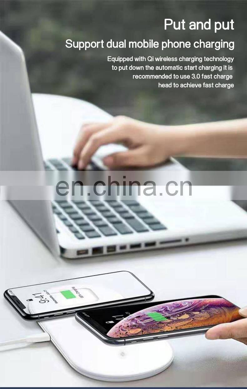 Qi Wireless Charger Car Universal Fast Sucker Watch Mobile Phone Headset 3 In 1 Custom Original Desktop Wireless Charger