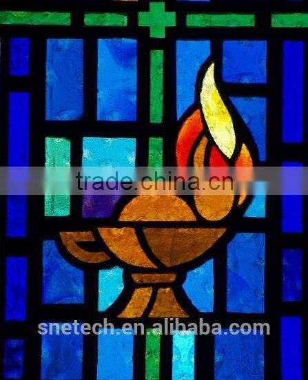 stained glass religious sysblom church window