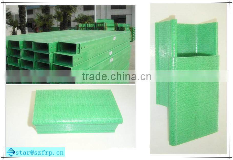 FRP/GRP/glass fiber reinforced plastics channel/frp square tube