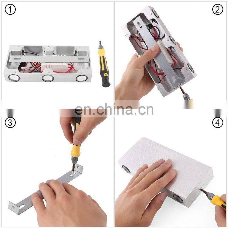 6W LED Wall Lamp Up Down Modern Aluminum Wall Light