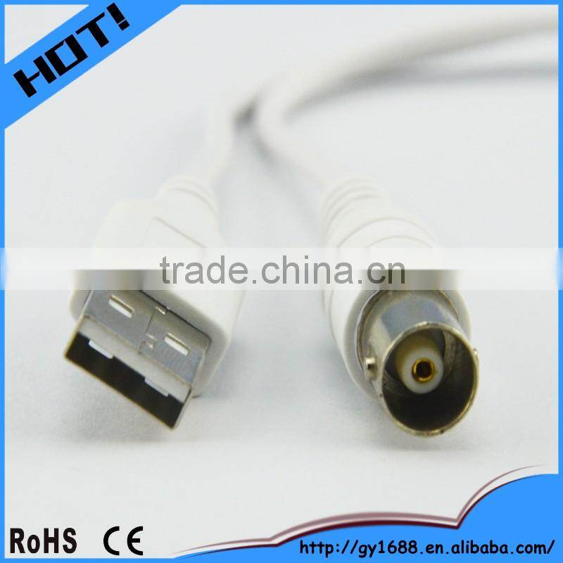 bnc male to usb plug adapter audio video cable