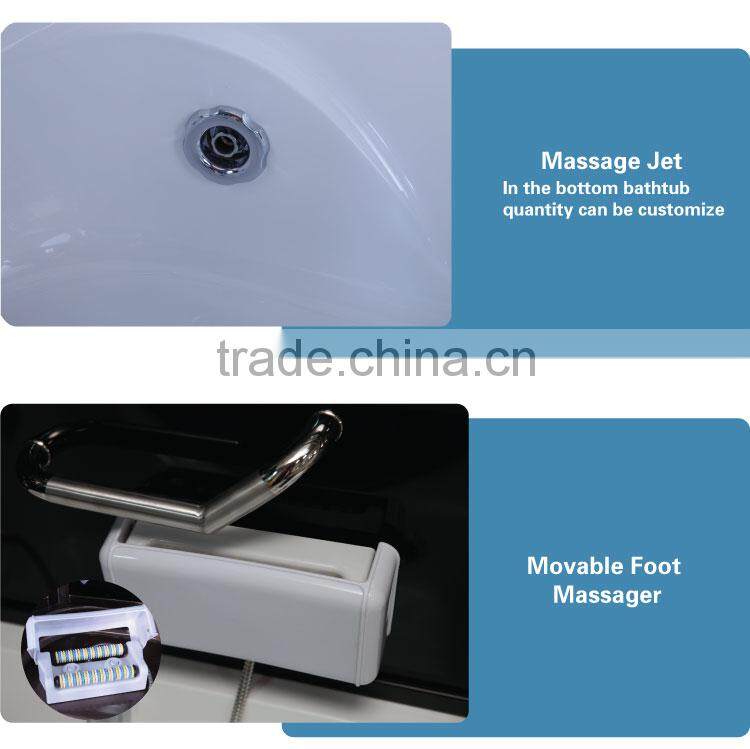 Foshan Factory Bathroom Design Aluminum Sliding Door Steam Shower Room With Hot Tub K-7081