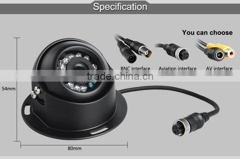12v security camera 1/3" sony ccd 600tvl color digital camera indoor mini vehicle camera