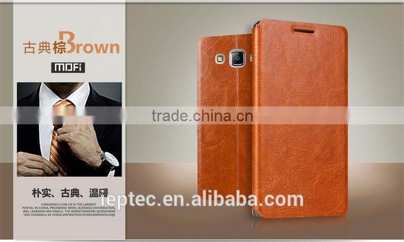 Case for Samsung Galaxy J5 case MOFi original flip leather cover for Samsung J500F case silicone phone coque silicon