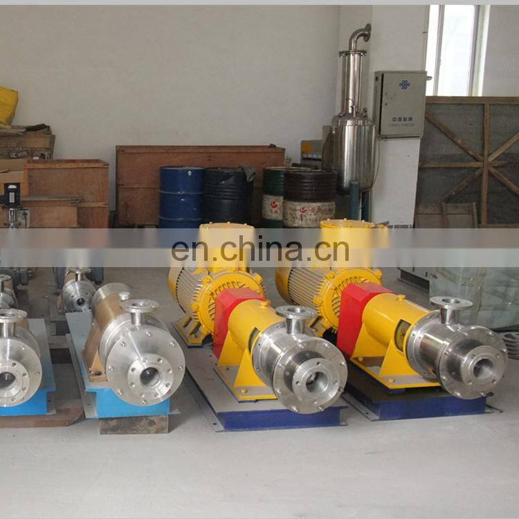 7.5KW Cosmetics Production Equipment Three-Stage Inline High Shear Emulsifying/Mixer/Homogenizer/Pump