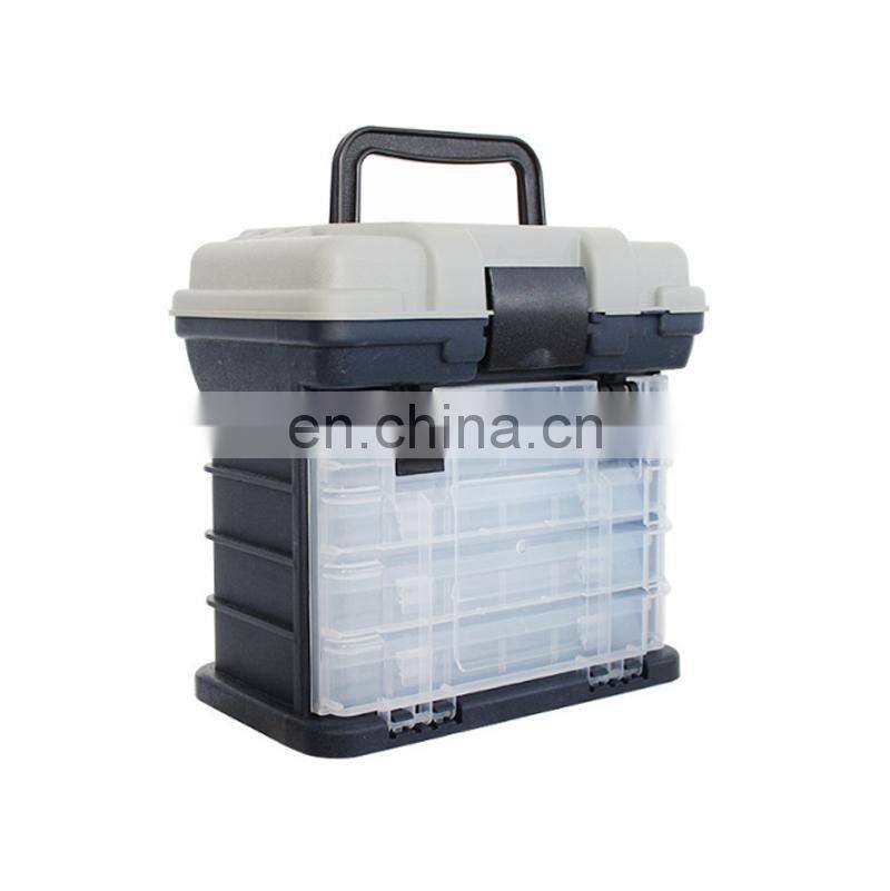 27*17*26cm Waterproof ABS Fishing Tackle Seat Fishing Accessories Swivels Hook Lure Bait Storage Fishing Tackle Box