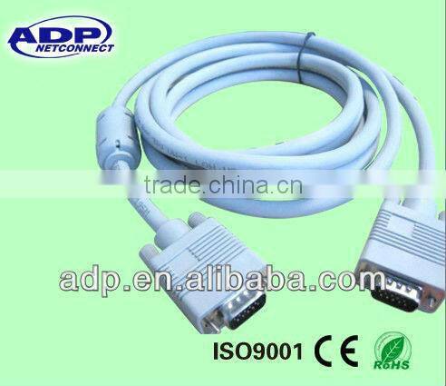 Hot sale Gold planted VGA Cable,rs232 to vga adapter