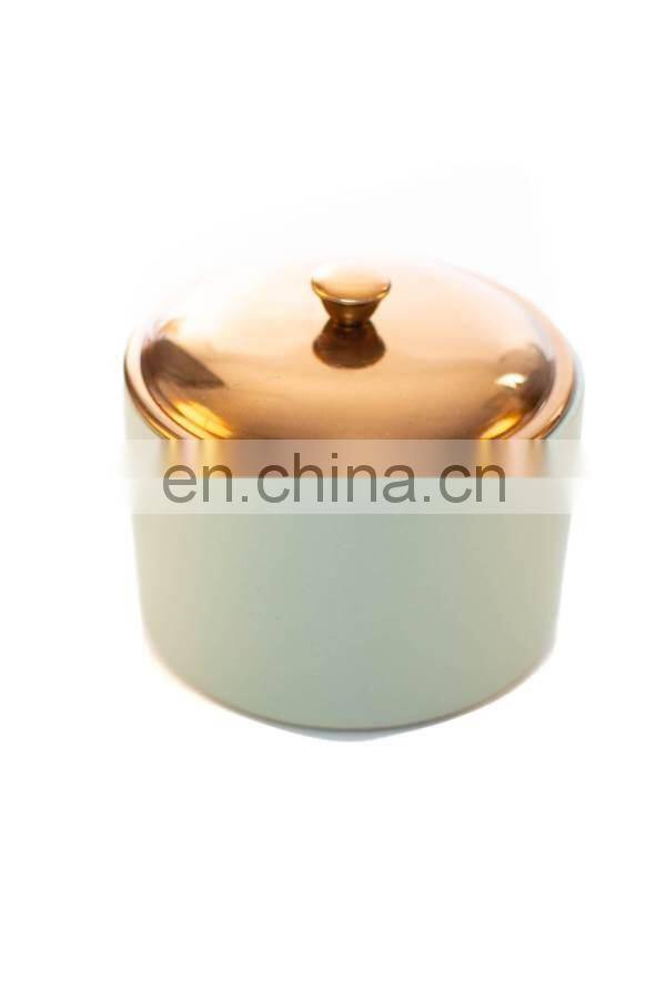 aluminium cast wax candle jar