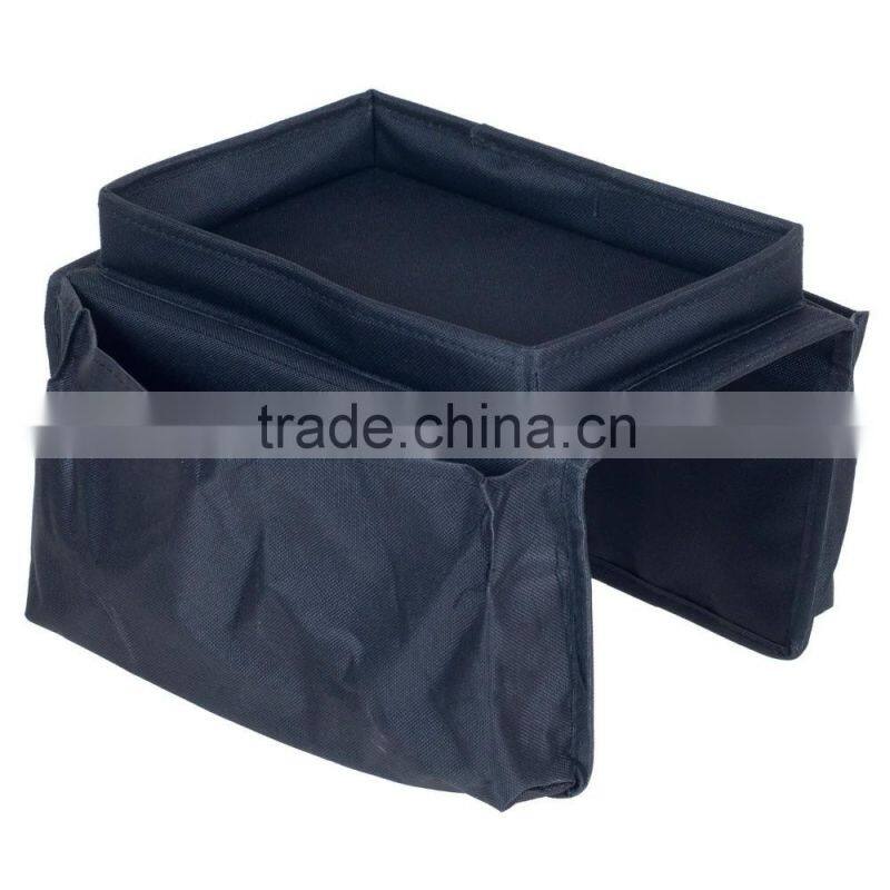 6 Pocket sofaside Armchair Caddy Arm Rest Organizer with Table Top