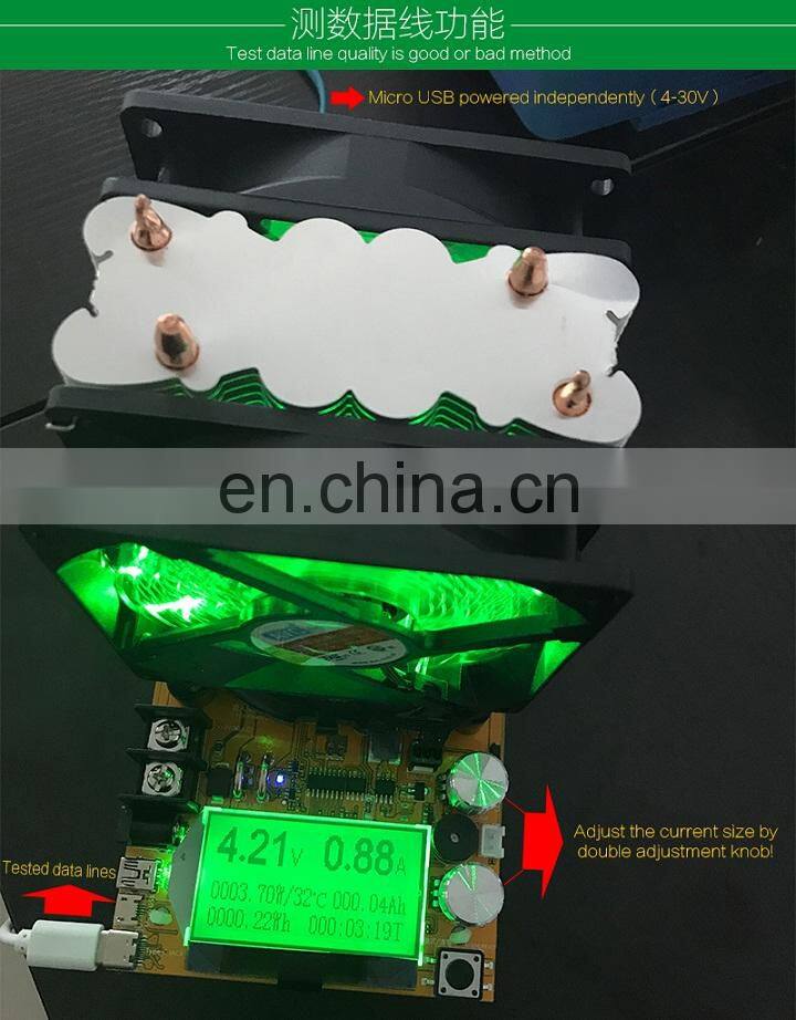 12V 24V 48V Lead-acid Lithium 180W Constant Current Electronic Load 200V 20A Battery Tester Discharge Capacity Tester