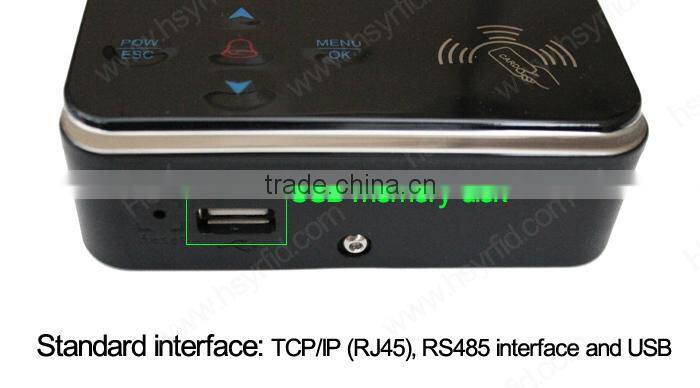 Biometric time attendance for time recorder and fingerprint access control with TCP/IP RS485 USB interface and Software