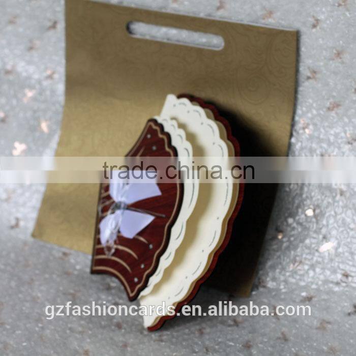 2014 Luxury Wooden Wedding Invitations