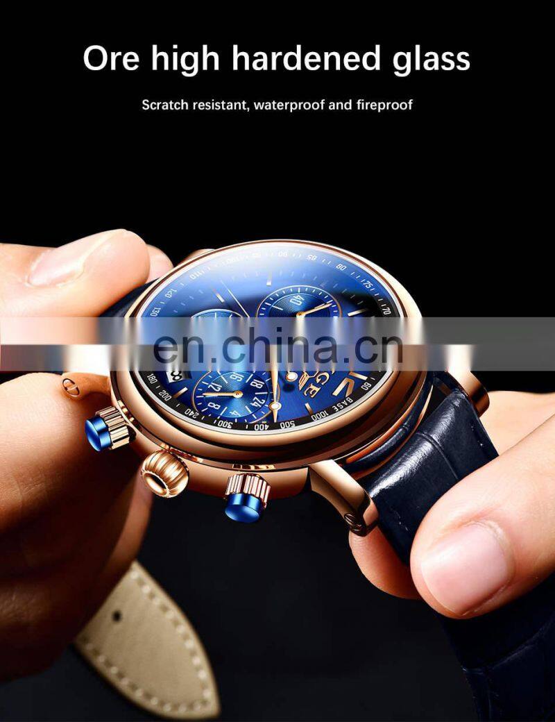 LIGE 8927 Quartz Watch For Men Top Brand Luxury Leather Waterproof C Top Brand Luxury Leather Waterproof Clock Sports watch men