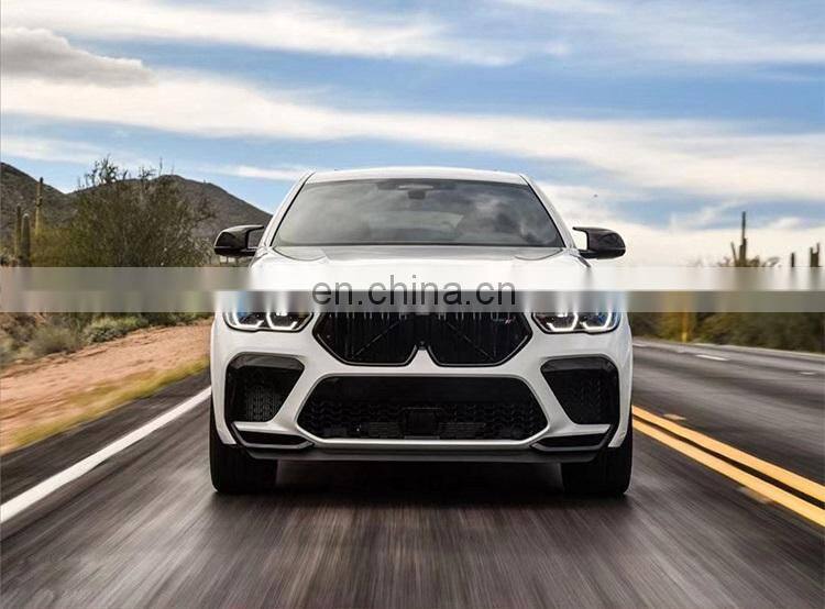 Runde Exceptional Quality Kit For 19-21 BMW X6 G06 Upgrade F96 X6M Body Kit Front Bumper Rear Bumper Wheel Eyebrow Fog Lamp