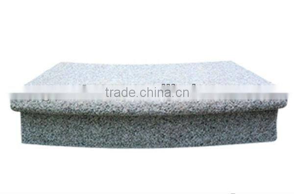 Outdoor Grey Granite Stone Stair Nosing