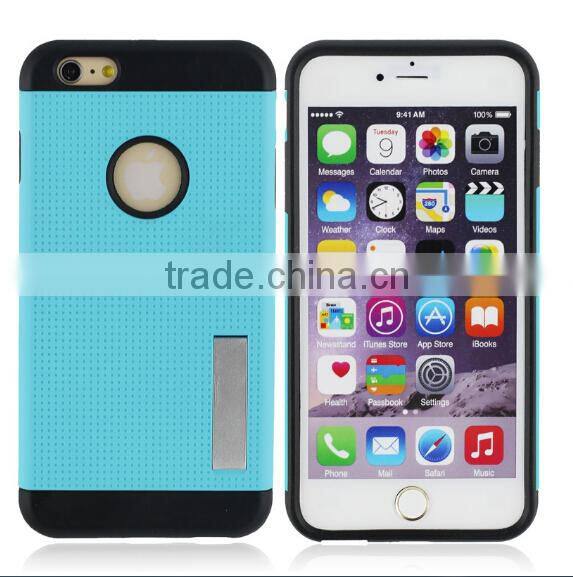 2015 China Factory Newest Colorful Tough Slim Armor Case Shockproof for IPhone6 5.5 case sustainable metal Cover back case