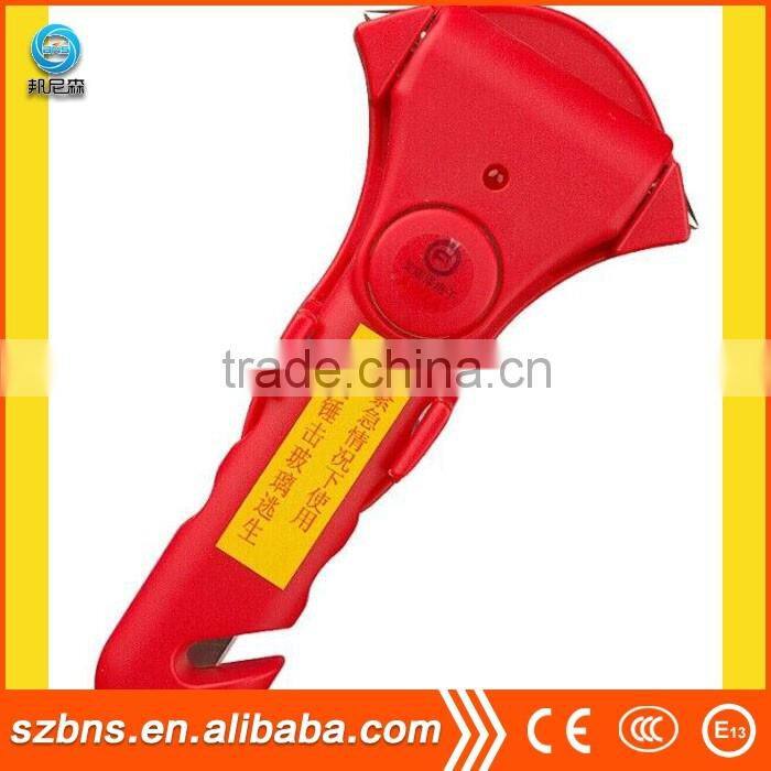 3 in 1 Mini Car Emergency Safety Tool Hammer w/ Keychain