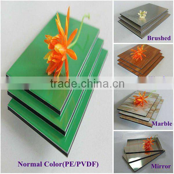 gold siliver black mirror decorative aluminum plastic mirror