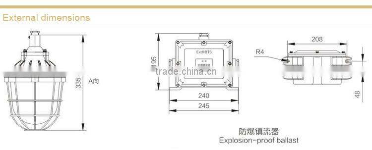 BAD51-200X Flameproof Explosion proof Light