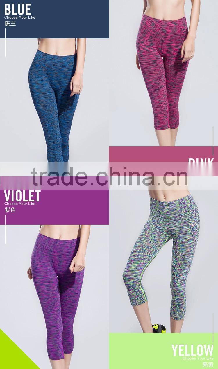 2015 Hot Selling Women Polyester Spandex Printed Legging Custom