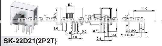 CE 0.5a multipurpose on off slide breaker
