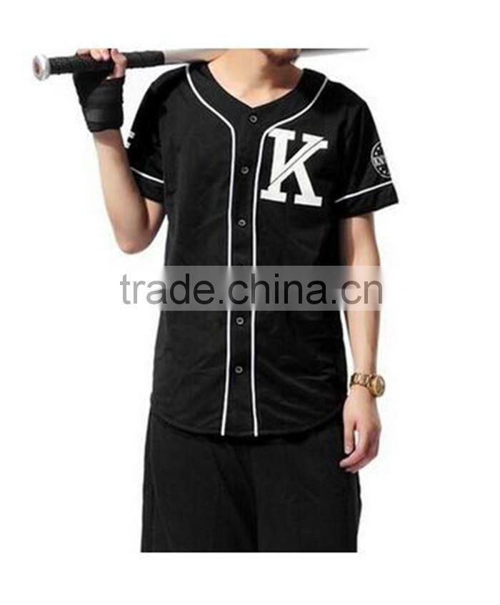 New products 2016 custom blank baseball jerseys wholesale with sublimation printing